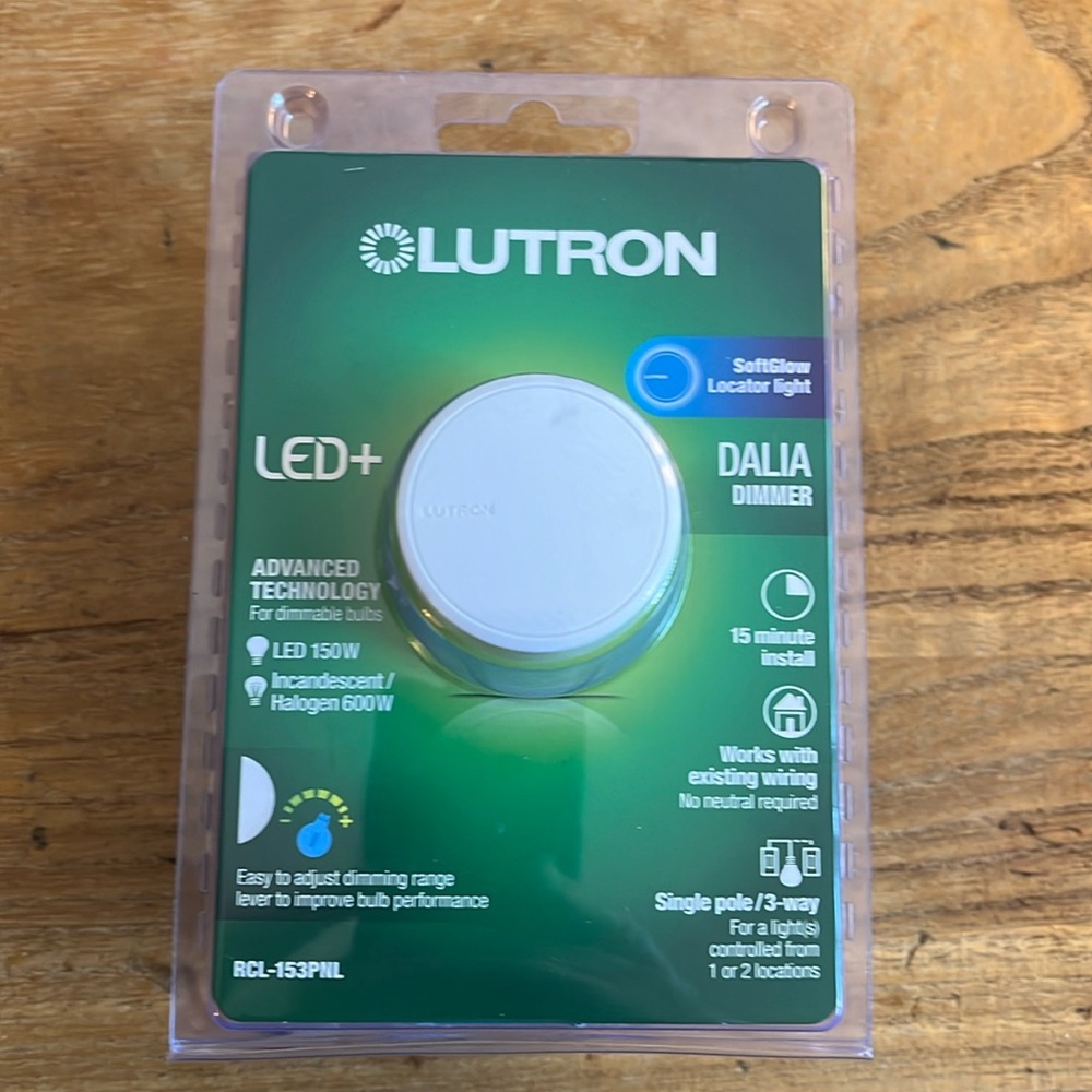 Lutron softglow locator light LED 150 watt single pole 3 way